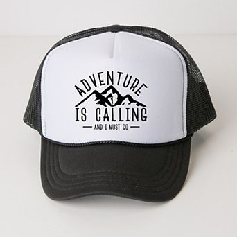 The Juniper Shop Adventure is Calling and I Must Go Youth Foam Trucker Hat