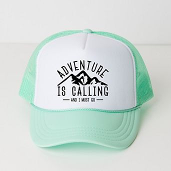 The Juniper Shop Adventure is Calling and I Must Go Youth Foam Trucker Hat