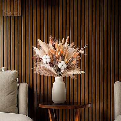 Fall Floral Bouquet with Pampas Grass and Cotton for Home Decor