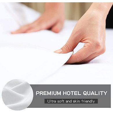 Full Flat Sheet - Hotel Quality Full Flat Sheet Only - Brushed Microfiber Top Sheet - Ultra Soft