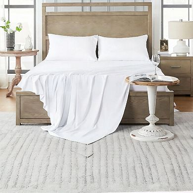 Full Flat Sheet - Hotel Quality Full Flat Sheet Only - Brushed Microfiber Top Sheet - Ultra Soft