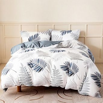 Duvet Cover Set,Cotton Comforter Cover Duvet Cover Set,Soft Bedding Set Includes with 3 pc