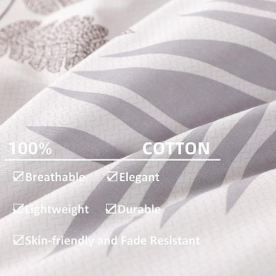 Duvet Cover Set,Cotton Comforter Cover Duvet Cover Set,Soft Bedding Set Includes with 3 Piece