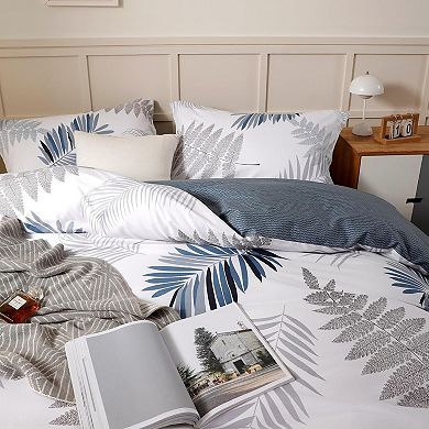Duvet Cover Set,Cotton Comforter Cover Duvet Cover Set,Soft Bedding Set Includes with 3 Piece