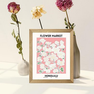 Pink Flower Market Wall Art Matisse Style Floral Prints Aesthetic Decor