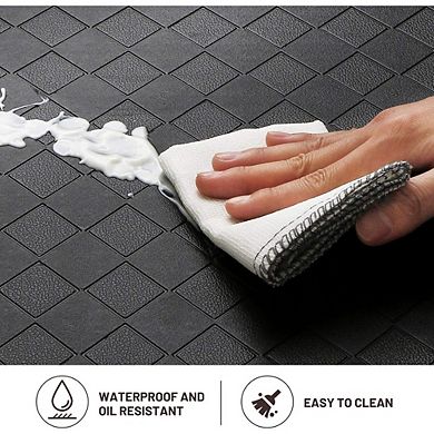 Cushioned Anti Fatigue Kitchen Mat Waterproof Non Slip Ergonomic Rug