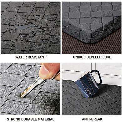 Cushioned Anti Fatigue Kitchen Mat Waterproof Non Slip Ergonomic Rug