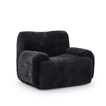 Lufeiya Chenille 42" Wide Upholstered Armchair with Deep Seat, Full Foam Cushion, No-Assembly