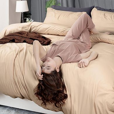 Duvet Cover Twin Size - 2 Piece with Zipper Closure - 1 Comforter Cover & 1 Pillow Sham Comforter