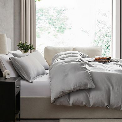 Duvet Cover Queen Size - Soft Prewashed Duvet Cover Set, 3 Piece, with Zipper Closure- No Comforter