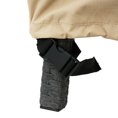 2 Pack Waterproof Couch Cover, Outdoor Sofa Cover for Love Seat, Sectional, Bench, Chair