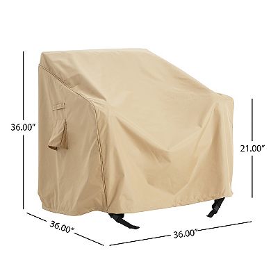 2 Pack Waterproof Couch Cover, Outdoor Sofa Cover for Love Seat, Sectional, Bench, Chair