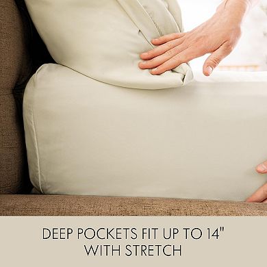 Twin Size Sheet Set - 4 Piece Soft Breathable Luxury Bed Sheet Set - Shrinkage & Fade Resistant