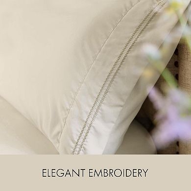 Twin Size Sheet Set - 4 Piece Soft Breathable Luxury Bed Sheet Set - Shrinkage & Fade Resistant
