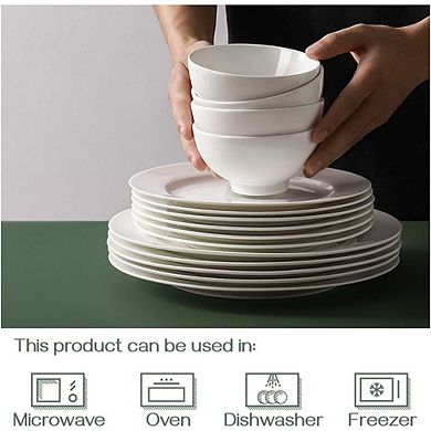 Porcelain Dessert & Cereal Bowls Set of 8, Microwave & Dishwasher Safe