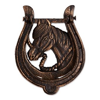 Zingz Home Horseshoe Cast Iron Door Knocker