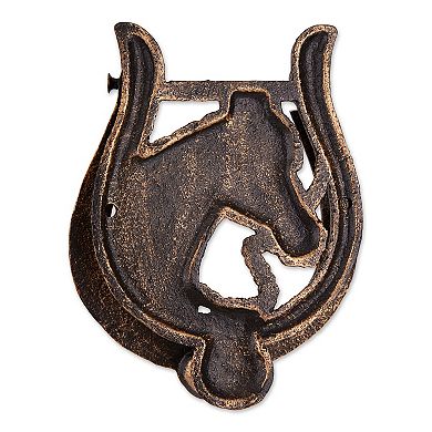 Zingz Home Horseshoe Cast Iron Door Knocker