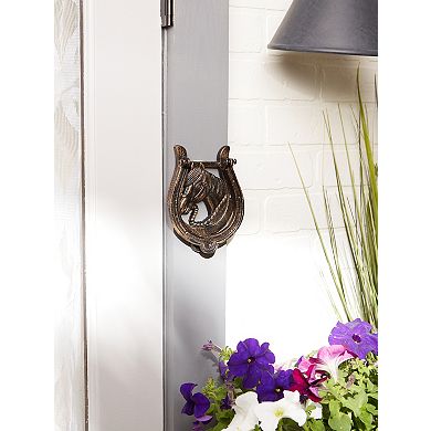 Zingz Home Horseshoe Cast Iron Door Knocker