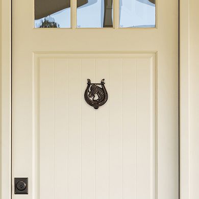 Zingz Home Horseshoe Cast Iron Door Knocker
