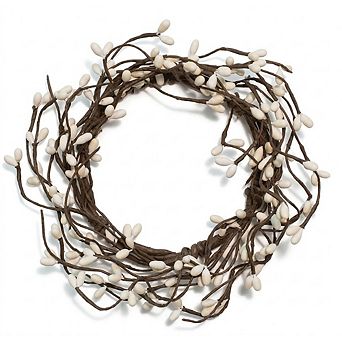Pip Candle Ring, Berry Spring Wreath, Decorative Centerpiece