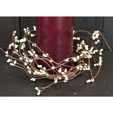 Pip Candle Ring, Berry Spring Wreath, Decorative Centerpiece