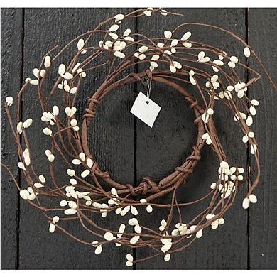 Pip Candle Ring, Berry Spring Wreath, Decorative Centerpiece