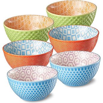 Porcelain Dessert Bowls Set of 6, Microwave & Dishwasher Safe