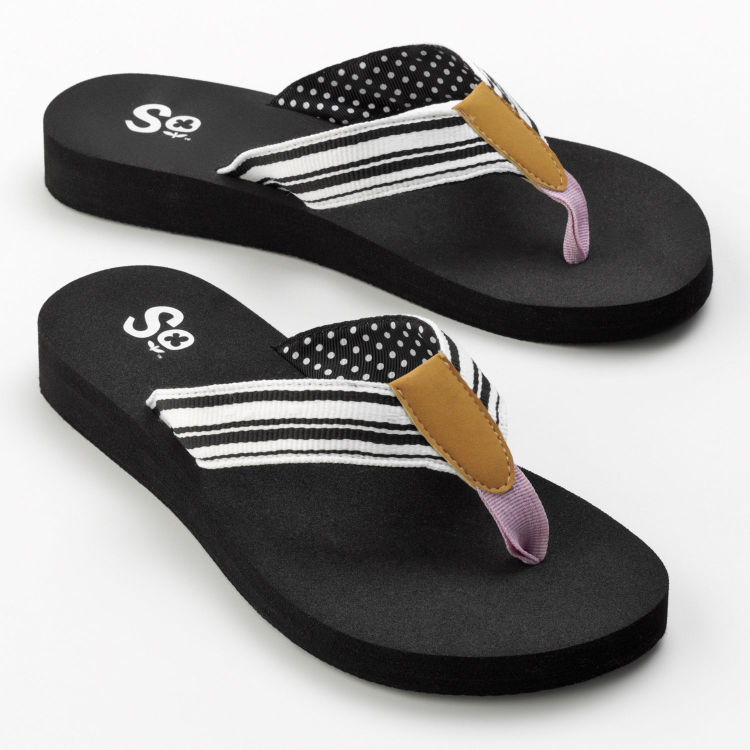 kohls wedge flip flops