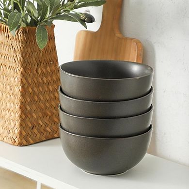 Cereal & Soup Bowls Set of 4 Ceramic, Dishwasher & Microwave Safe