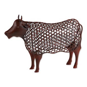 Zingz Home Chicken Wire Cow Garden Sculpture