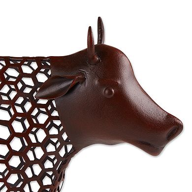 Zingz Home Chicken Wire Cow Garden Sculpture