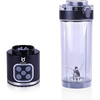 Cordless Portable Personal Blender, 25oz, USB-C Rechargeable, 4-Program Smoothie & Ice Crusher