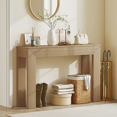 HOMCOM Console Table Modern, 47inch Entryway Table