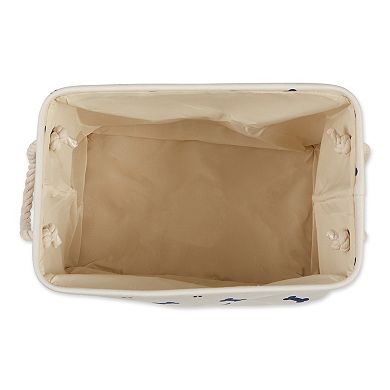 Bone Dry Collapsible Rectangle Pet Storage Bin Paw/Bone Print