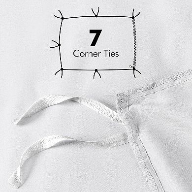 Duvet Cover Twin Size - 2 Piece with Zipper Closure - 1 Comforter Cover& 1 Pillow Sham Comforter