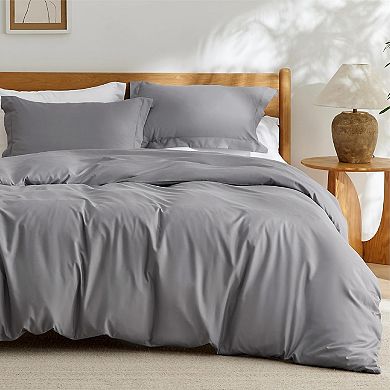 Duvet Cover King Size - Soft Double Brushed Bedding Set, Zipper Closure, 3 Pieces, NO Comforter