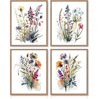 Pink Flower Market Wall Art Matisse Style Floral Prints Aesthetic Decor