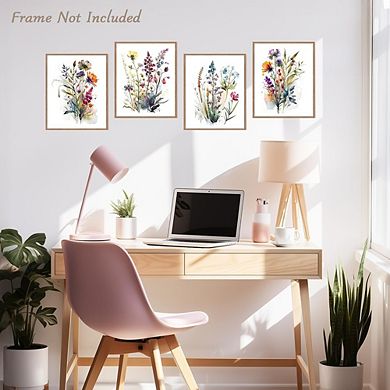 Pink Flower Market Wall Art Matisse Style Floral Prints Aesthetic Decor