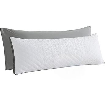 JUANWANG Memory Foam Body Pillow with Removable Case, Large Adult Sleeping Pillow