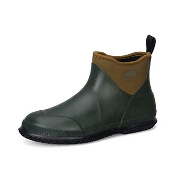 Men's Steel Toe Rubber Boots Waterproof Non Slip Work Rain Boots
