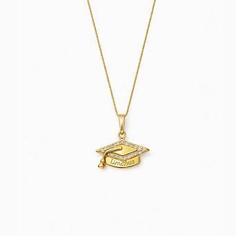 Limitless Graduation Cap Pendant Necklace