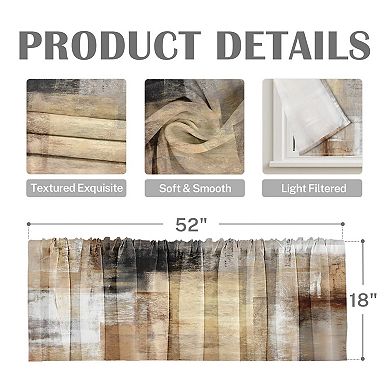 2-piece curtain cover set, blackout curtains, 18x52 inch rod pocket