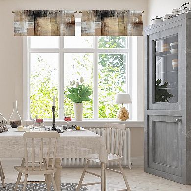 2-piece curtain cover set, blackout curtains, 18x52 inch rod pocket