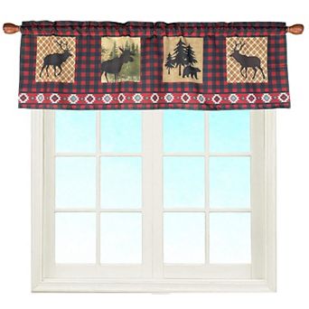 Rustic Curtain Rod 58x18 in Country-Style Window Decoration