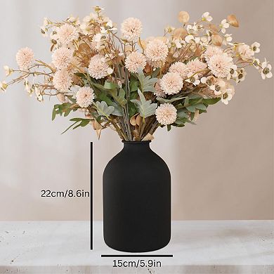 Large vase 8.6 inches High floral centerpiece decoration Modern home decor