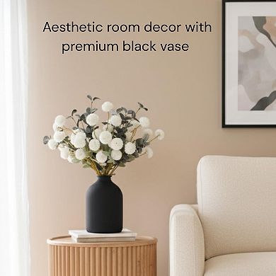 Large vase 8.6 inches High floral centerpiece decoration Modern home decor
