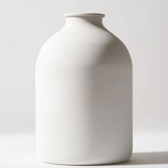 Large vase 8.6 in High floral centerpiece decoration Modern home decor