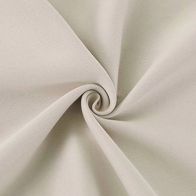 2-piece Ruffle Curtain Panels Handmade Bow Blackout Curtains 52 inches x 18 inches