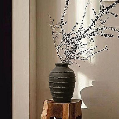 Large Vase, Country Style, Handmade Antique-style Pottery, Home Decoration