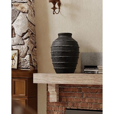 Large Vase, Country Style, Handmade Antique-style Pottery, Home Decoration
